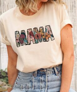 wildflowers mama shirt retro mom t shirt floral flower shirt for women best mom ever gift cute new mom tee pobfe