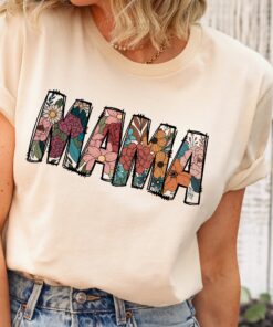 wildflowers mama shirt retro mom t shirt floral mothers day gift cute mom tee flower shirts for women z7rrv