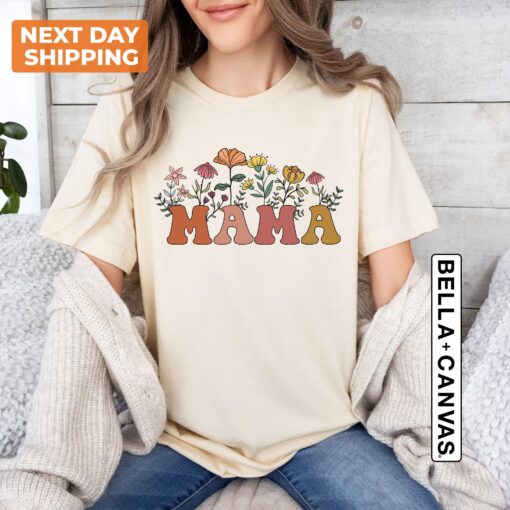 wildflowers mama shirt retro mom t shirt floral shirt for women best mom ever gift mothers day apparel 8d14r