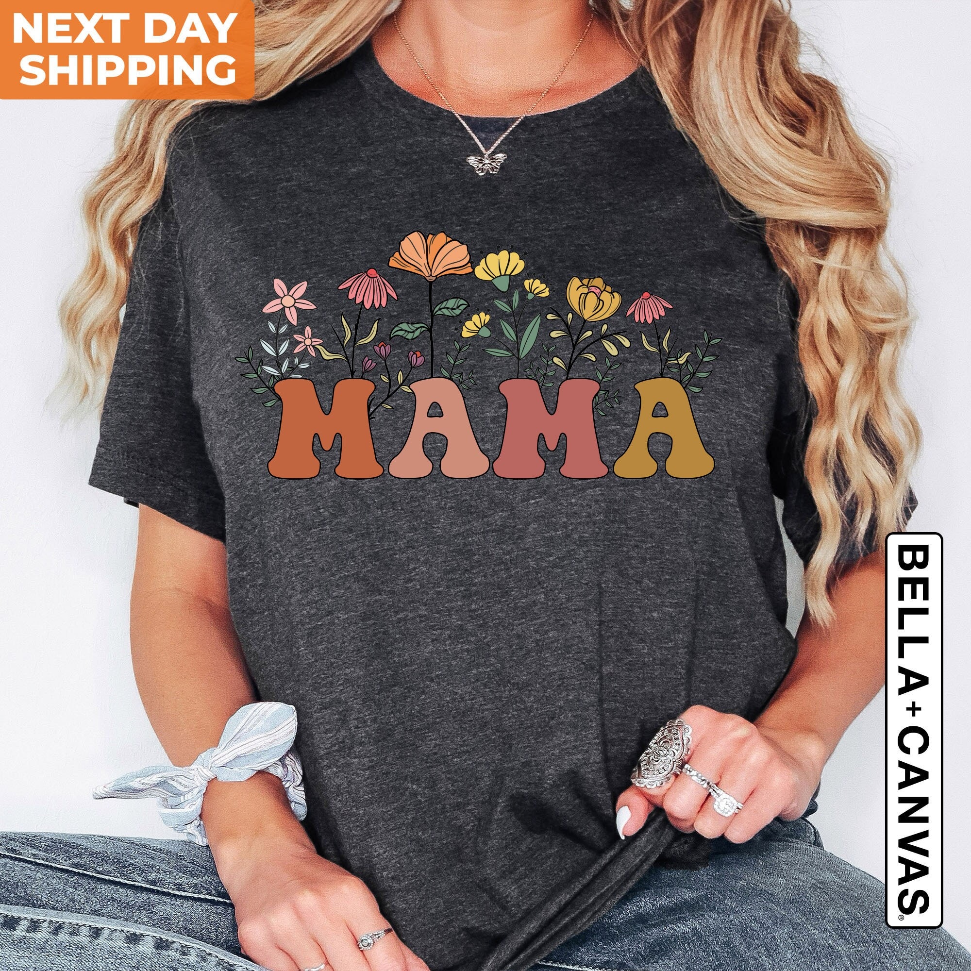 wildflowers mama shirt retro mom t shirt floral shirt for women best mom ever gift mothers day apparel j1b4o