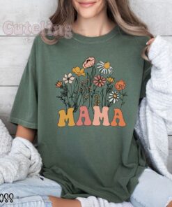 wildflowers mama shirt retro mom t shirt floral shirt for women mothers day gift cute mom life tee f374d