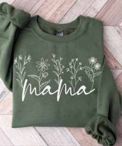 wildflowers mama sweatshirt floral mom shirt for mothers day cute botanical plant tee for new moms and women 9if8n