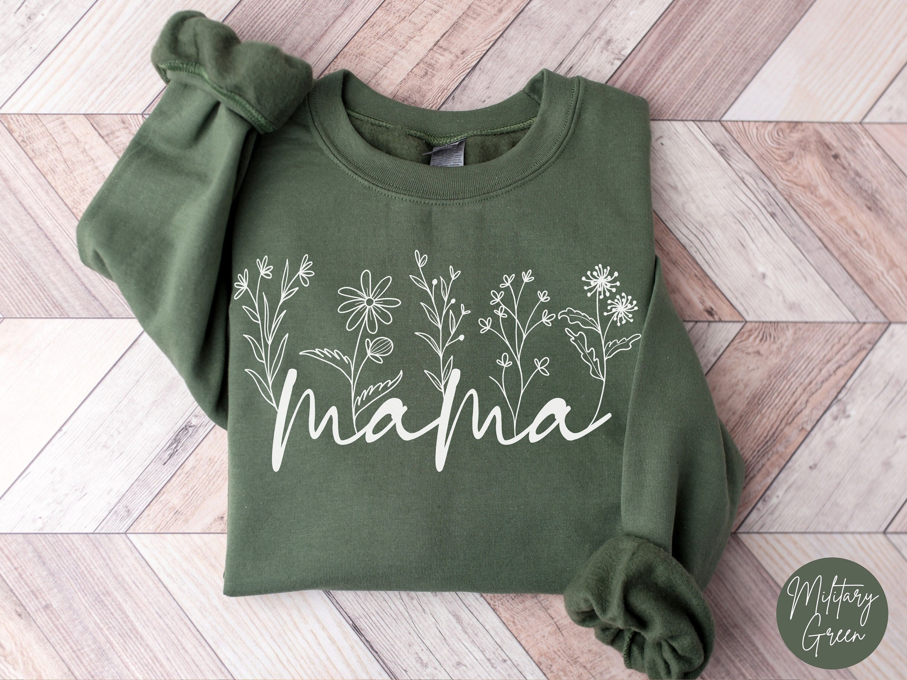 wildflowers mama sweatshirt floral mom shirt for mothers day cute botanical plant tee for new moms and women 9if8n scaled