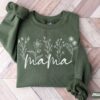 wildflowers mama sweatshirt floral plant mom shirt botanical tee mothers day gift for new moms flower shirts for women l0csq scaled