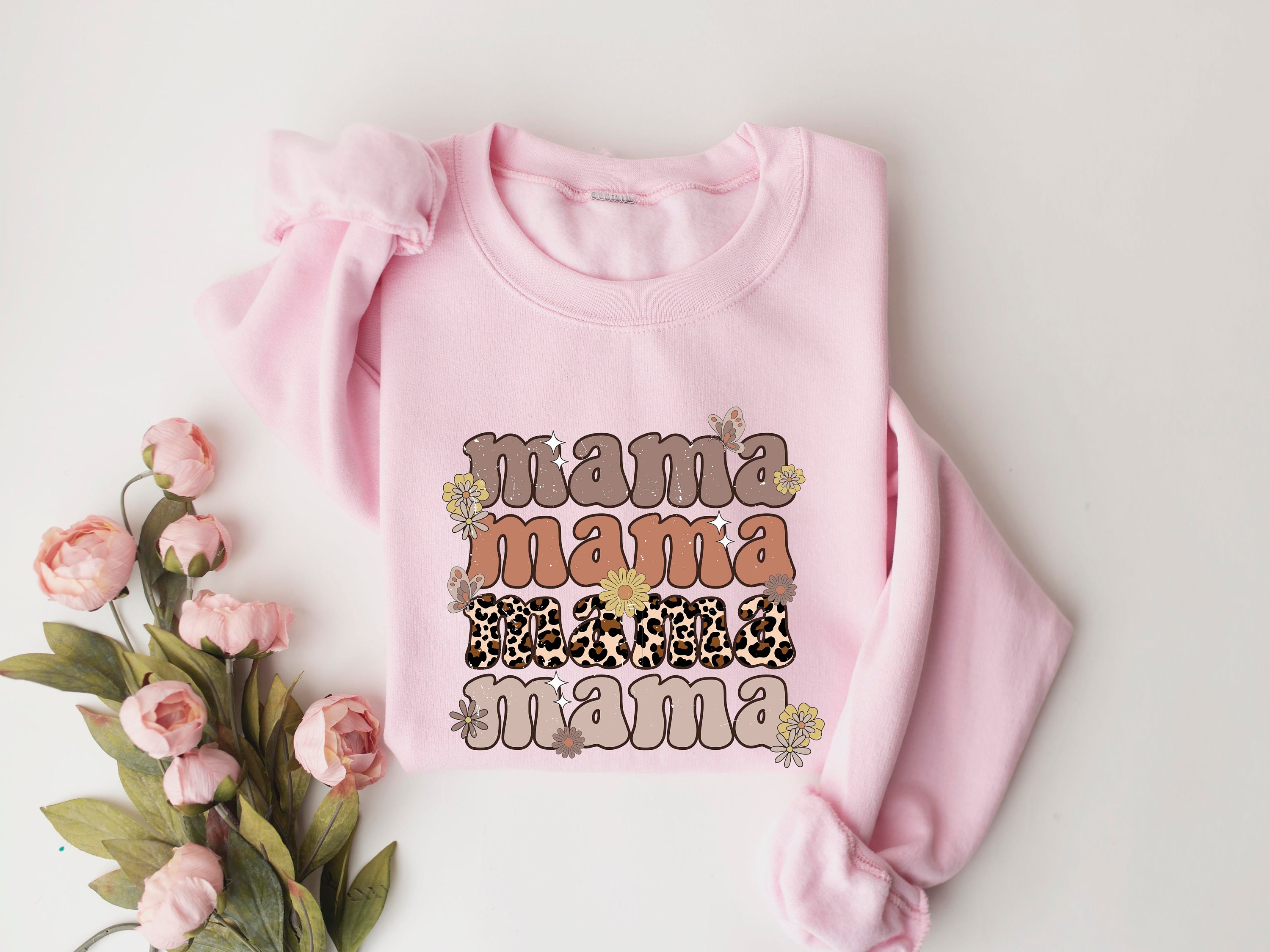 wildflowers mama sweatshirt for new moms personalized mom est 2024 mothers day gift baby shower pregnancy gift hjqhw scaled