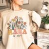 wildflowers mama sweatshirt retro style for new mom mothers day gift baby shower pregnancy gift mom est 2025 5jnvg