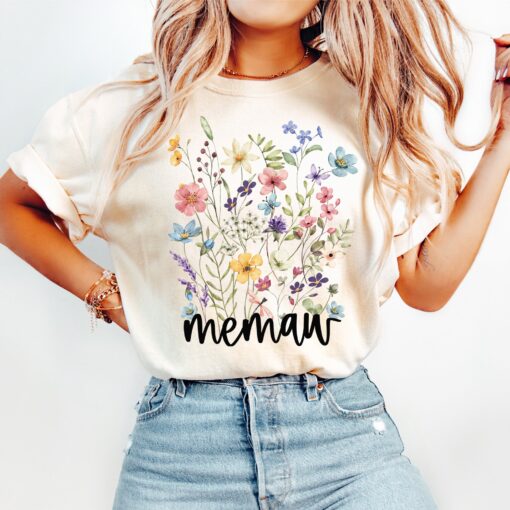 wildflowers memaw shirt funny grandma t shirt mothers day gift for new grandma cute memaw tee unique memaw gifts m9rud