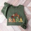 wildflowers nana sweatshirt for grandma cute nana shirt mothers day gift personalized nana birthday gift pcmdm