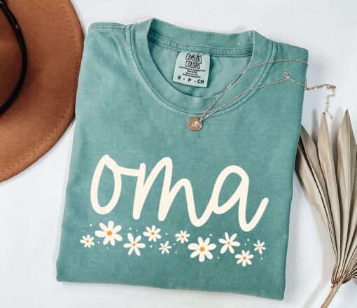 wildflowers oma shirt for grandma pregnancy announcement german grandma t shirt unique gift for new grandmother 0vqnp