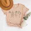 wildflowers shirt for nature lovers botanical tee cottagecore spring clothing garden aesthetic homestead style ritav