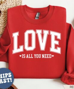 womens love sweatshirt for valentines day cute heart design perfect for valentines gifts and celebrating love ijzav