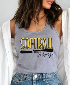 womens softball mom racerback tank top cute softball team fan shirt for sports moms and players dlsez