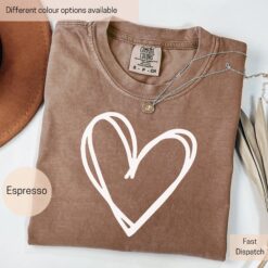 womens valentines day heart shirt xoxo love tee for girlfriend cute valentines gifts comfort colors xezek