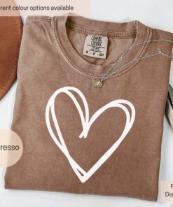 womens valentines day heart shirt xoxo love tee for girlfriend cute valentines gifts comfort colors xezek