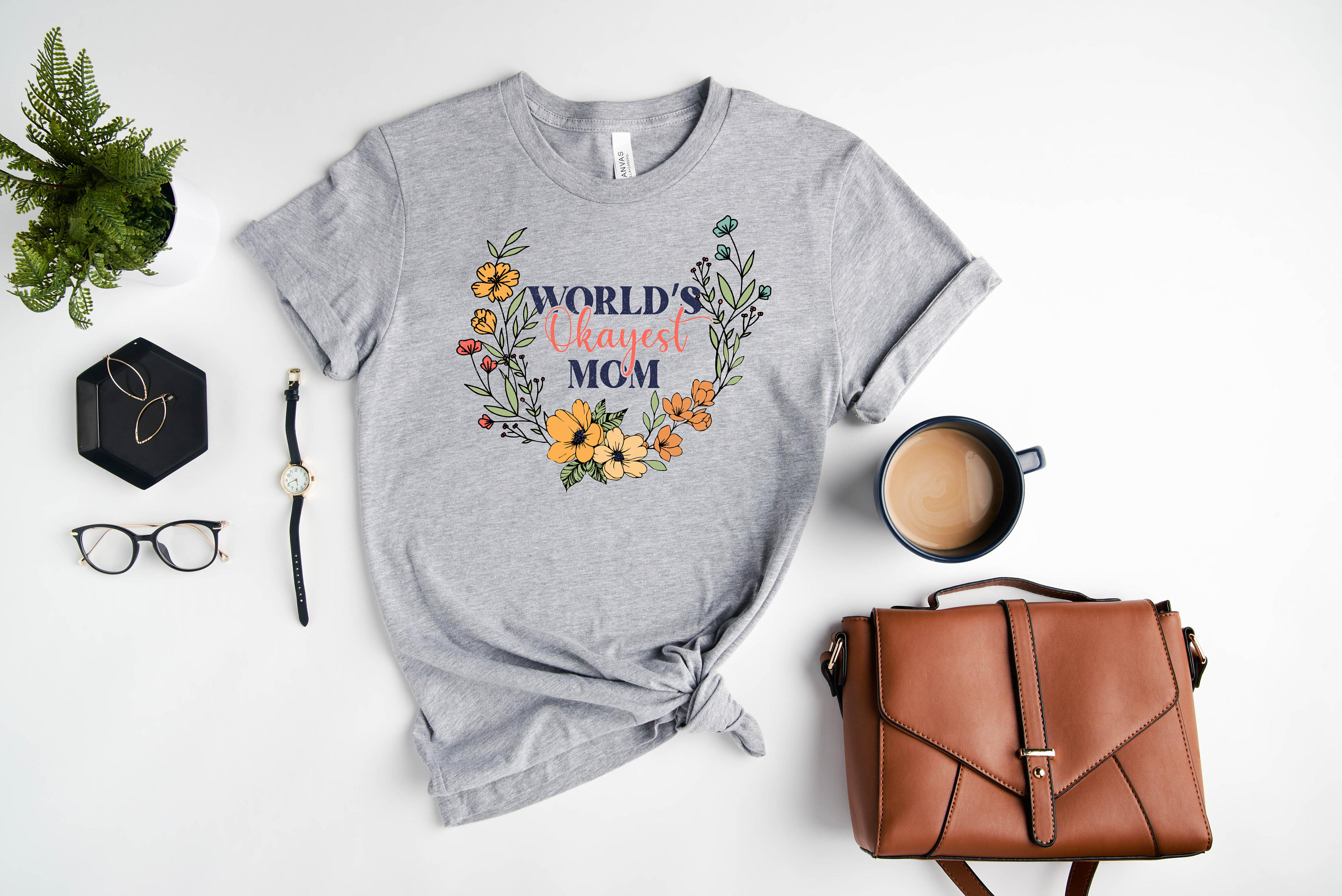 worlds okayest mom shirt funny mama t shirt for mothers day unique gift for moms and mothers day celebration 56bwj scaled