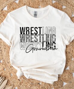 wrestling grandma shirt with leopard print tee for wrestler mom unique gift for grandma and mom life kibk6