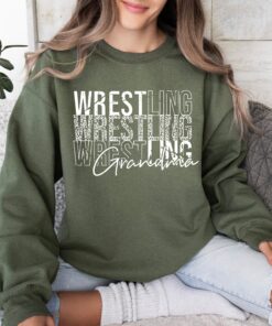 wrestling grandma shirt with leopard print tee for wrestler mom unique gift for grandma and mom life zexod