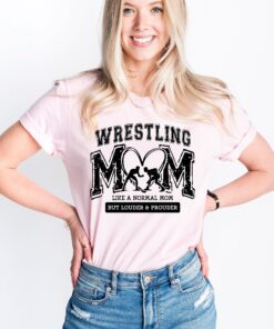 wrestling mom shirt louder and prouder funny mom life t shirt for wrestler moms personalized gifts for mothers day dzqku