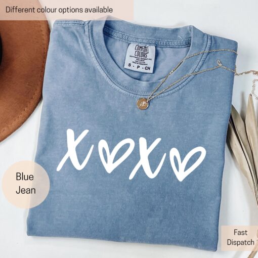 xoxo heart shirt for valentines day i love you shirt cute girlfriend gift love heart t shirt romantic apparel obqpm