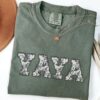 yaya floral shirt toile de jouy for mothers day best yaya t shirt cute grandma christmas gift funny mom shirt q8d4j