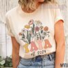 yaya shirt with wildflowers for new grandmother est 2024 pregnancy announcement grannie nana mimi baby on the way te0ht