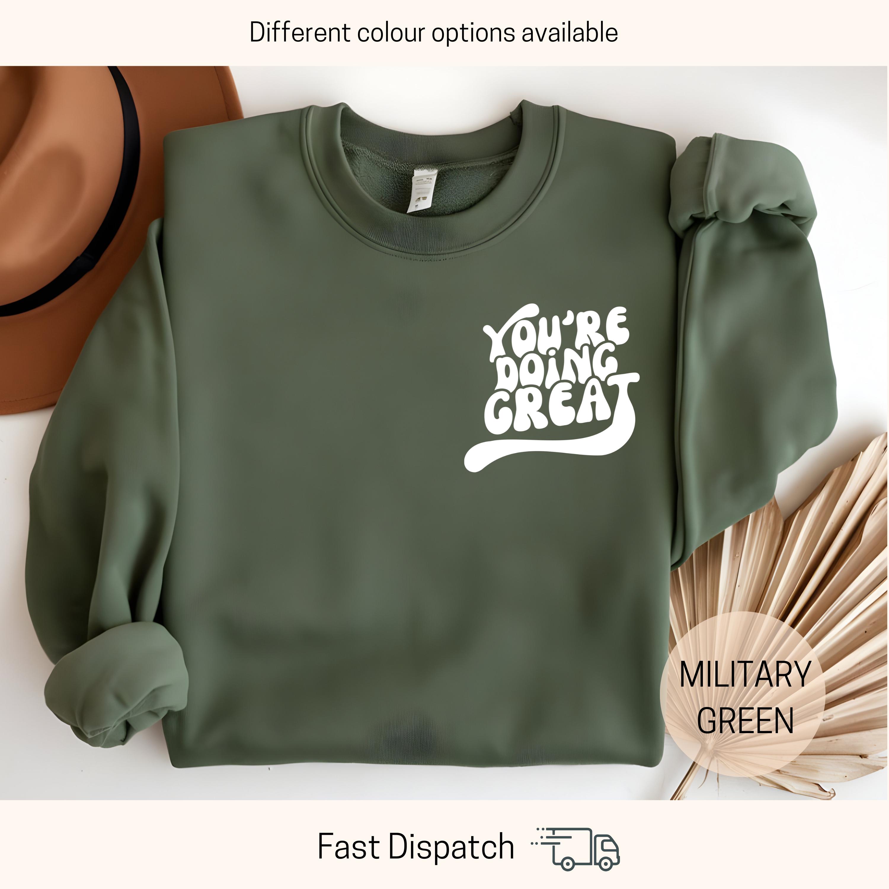 you are doing great sweatshirt for women inspirational mental health shirt positive affirmation sweater isebd scaled