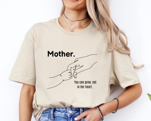 you can grow not in her heart mom shirt funny mothers day gift for mom personalized mama t shirt c1foz